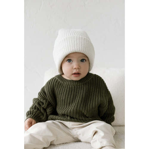 ‘Pine’ Chunky Knit Sweater – Oat Co