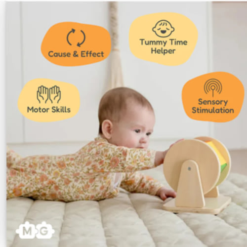Montessori Spinning Drum - A Toy Your Baby Needs!