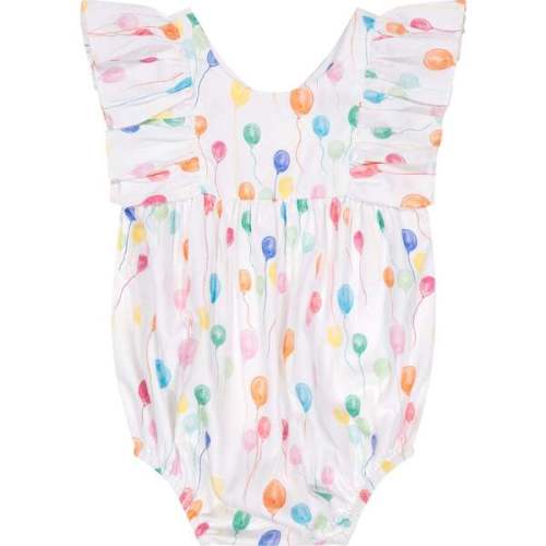 Birthday Balloons Bubble - Petit Peony Rompers | Maisonette