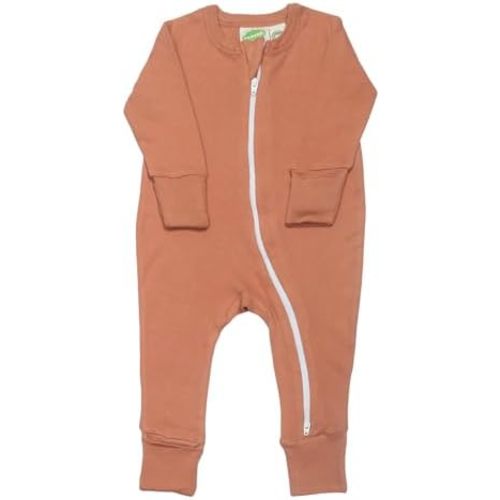 PARADE Organic Essentials '2-Way' Zip Romper - Long Sleeve