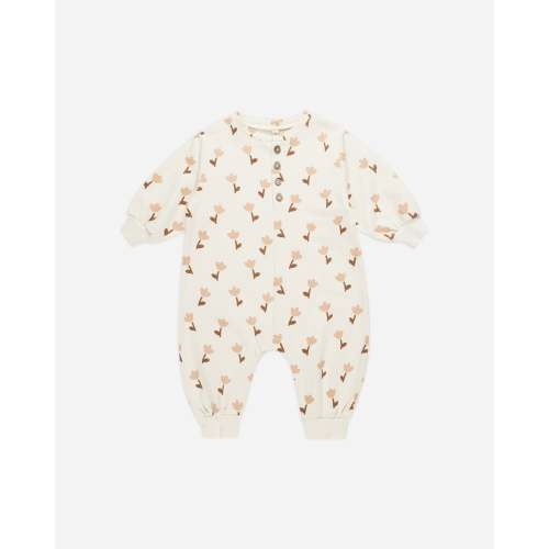 Relaxed Fleece Jumpsuit || Tulips