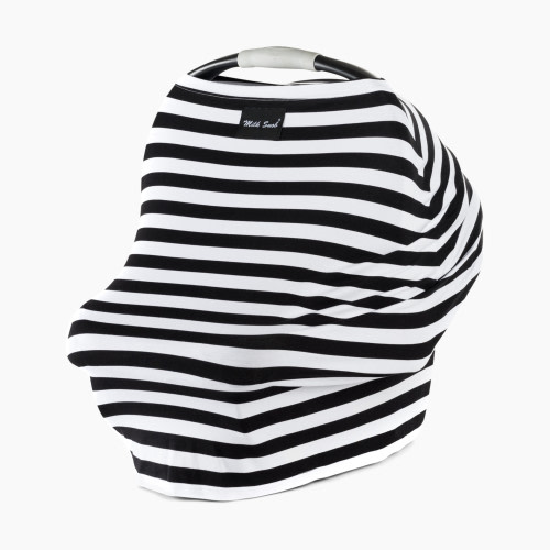 Milk Snob 5-in-One Cover - Black & White Signature Stripe