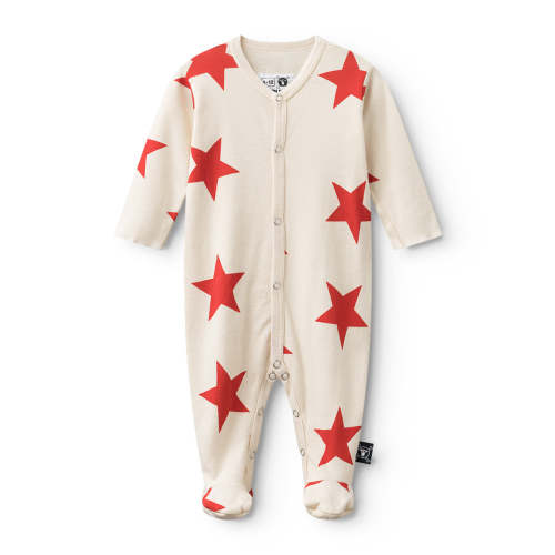 Star Footed Overall - Size Newborn
