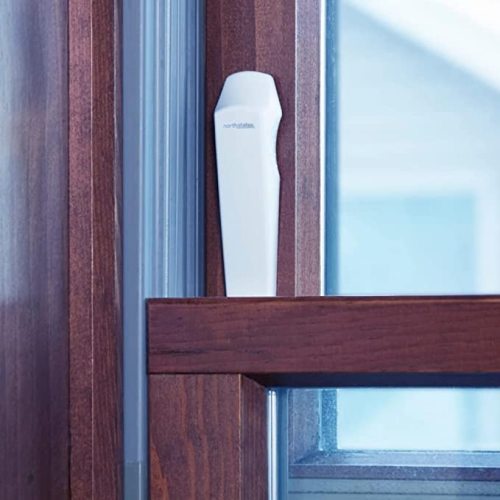 Toddleroo by North States Sliding Window & Door Wedge Locks | Limits The Space That Windows and Sliding Doors can Open | No Tools Required | Baby proofing with Confidence, White, 4 Count (Pack of 1)