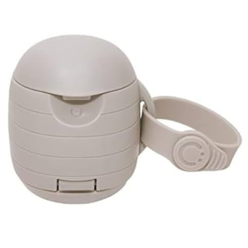 Ubbi On-The-Go Dual Pacifier Holder, Keep's Baby's Binkies Clean and Accessible, Portable for Travel, Diaper Bag Accessory Must Have for Newborns, Taupe, 2-Pack