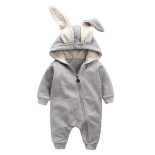 Unisex Baby Bunny Hooded Jumpsuit
– The Trendy Toddlers