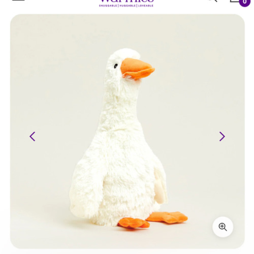 Warmies Goose Stuffed Animals | Weighted Goose Plush