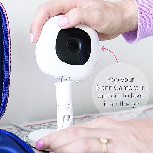 Nanit Flex Multi-Stand – Travel Baby Monitor Accessory, Portable Stand Pro Baby Monitor - White (Camera not Included)