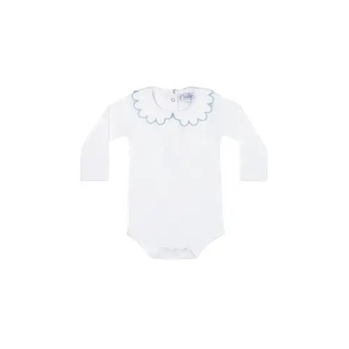 Nella Scallops Long Sleeve Onesie