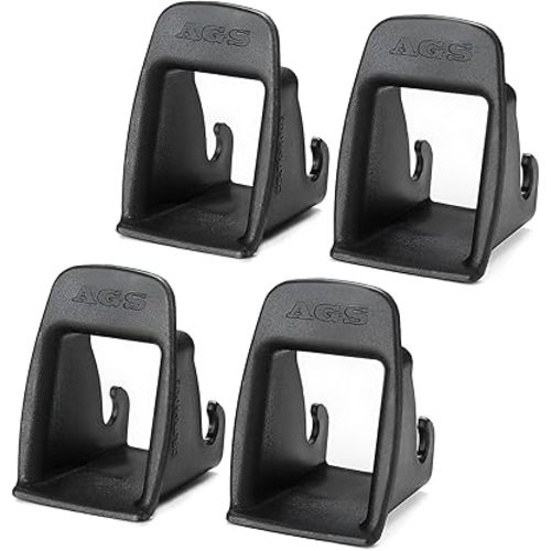 4 PCS ISOFIX Interface Belt Latch Guide, Car Child Seat Belt Bracket Connector Locater Guides, Universal ISOFIX Interface Buckle Fixed Guide Groove for Baby Safety Chair