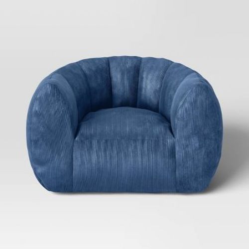 Corduroy Club Chair Navy - Pillowfort™