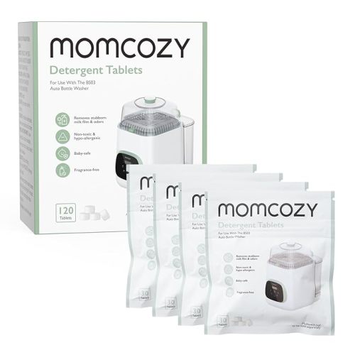 Momcozy Official Washing Block for Momcozy KleanPal Pro Baby Bottle Washer, 120 Tablets