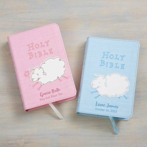 Woolly Lamb Personalized Children's Bible Religious - Etsy