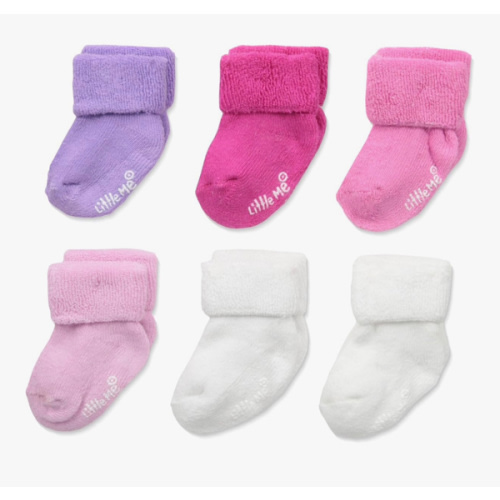 Little Me baby-girls 6 Pack Variety Socks