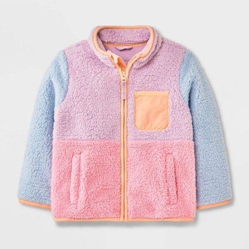 Toddler Girls' Full Zip Fleece Jacket - Cat & Jack™