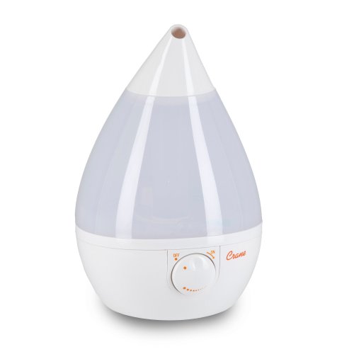 Crane Humidifier, Ultrasonic Cool Mist Humidifiers, Filter-Free, 1 Gallon, for Home Bedroom Baby Nursery and Office, White