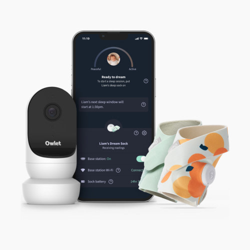 Owlet Owlet x Babylist Dream Duo with 2nd Generation Cam - Sweet Clementine