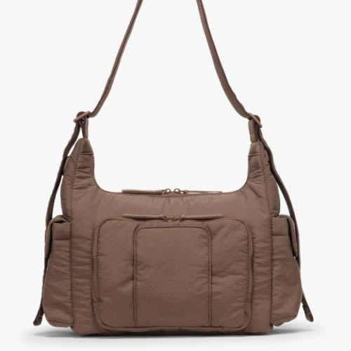 Crossbody Diaper Bag - HAZELNUT