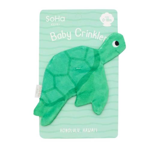 Happy Honu Baby Crinkle Toy