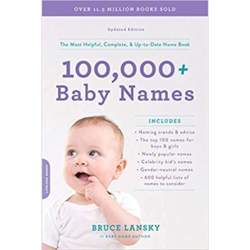 Bruce Lansky 100,000+ Baby Names Book