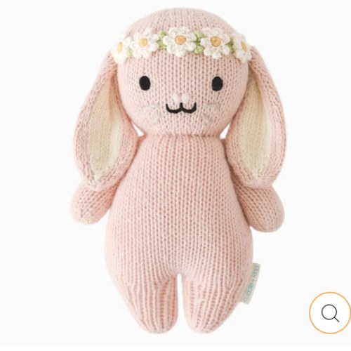 Baby bunny (Rose with Ivory Floral) – Little and Fern