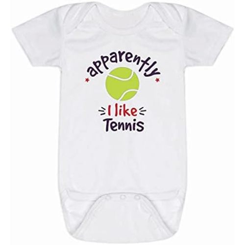 ChalkTalkSPORTS Tennis Baby & Infant One Piece | Tennis Theme Bodysuits