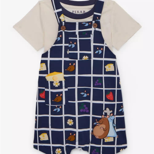 Disney Pixar Ratatouille Emile & Remy Food Infant Overall & Shirt Set - BoxLunch Exclusive | BoxLunch