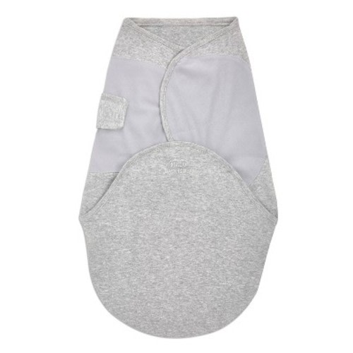 HALO Innovations Swaddlesure 100% Cotton Baby Wrap - NB, Color: Heather Gray, Size: InfantNewborn