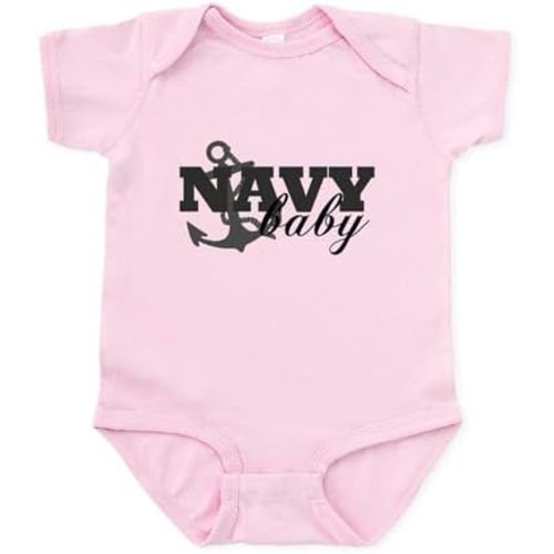 CafePress Navy Baby Infant Bodysuit Cute Infant Bodysuit Baby Romper