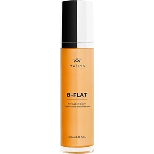 MAËLYS Cosmetics B-FLAT Belly Firming Cream - Stretch Mark Belly Cream - Tightening Belly Cream