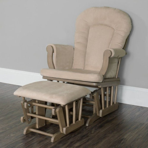 Child Craft Cozy Glider Rocker and Ottoman "& Reviews" | Wayfair