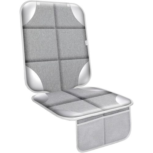 Meolsaek Car Seat Protector for Child Car Seat, 600d Fabric Waterproof Car Seat Cover with Non-Slip Backing, Under Baby Car Seat from Pressure Marks