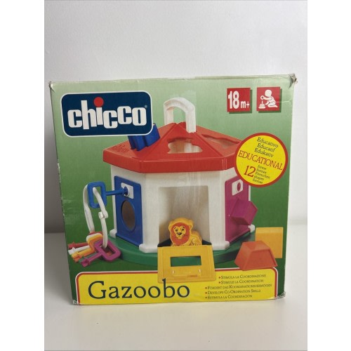 Vintage 1980s Chicco Gazoobo Color Shape Animal Sorter Toy complete