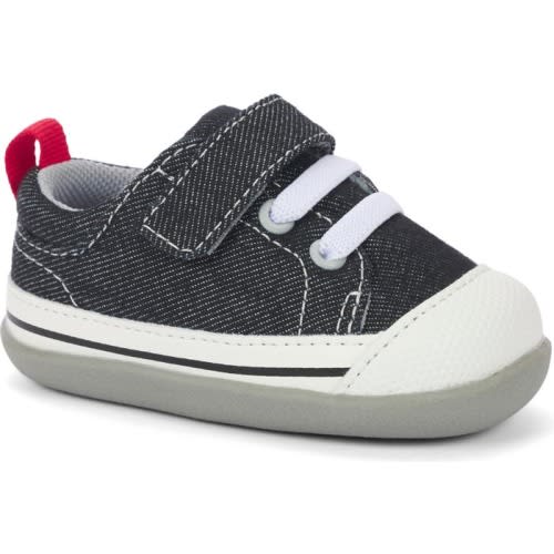 Baby & Walker Stevie II Sneaker, 5 M, Black Denim