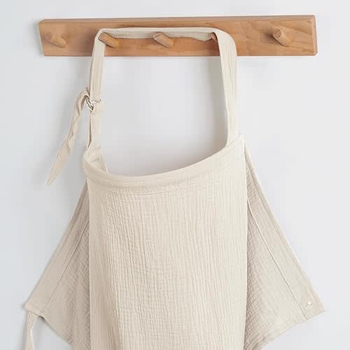 Blissful Diary Muslin Nursing Cover (Cream)