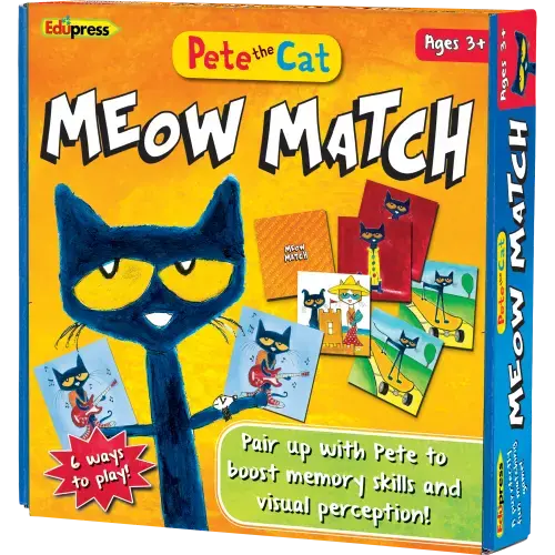 Pete The Cat Meow Match Game