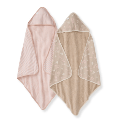 Little Ducks Organic Cotton Hooded Towels 2 Pack