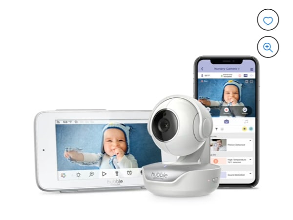 Hubble Connected Nursery Pal Premium Baby Monitor