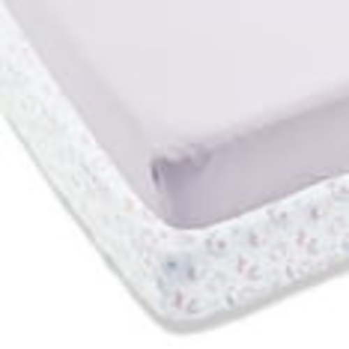 Parent's Choice Fitted Crib Sheets, Purple Rainbow, 2 Pack