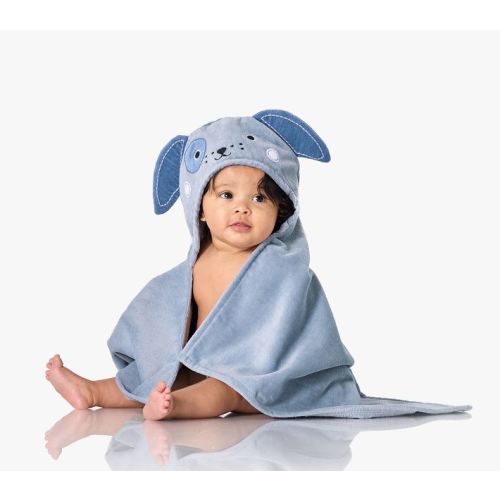 Plush Baby Hooded Towel | Color: Puppy Critter