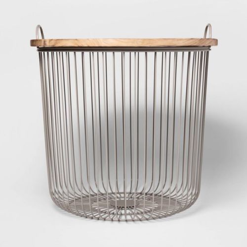 Wire Kids' Storage Floor Bin White - Pillowfort™