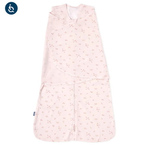 Pink Floral Cotton Swaddle Newborn | HALO