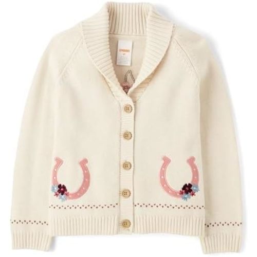 Gymboree Girls' and Toddler Long Sleeve Cardigan Button Up Sweater
