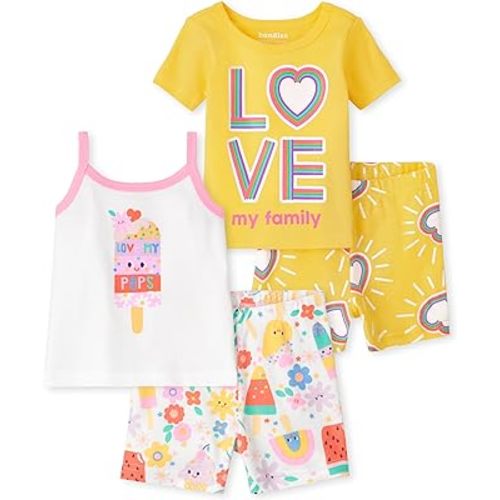 The Children's Place Baby Girls' and Toddler Tie Front Denim Pull On Shorts