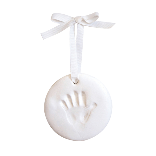 Pearhead Babyprints Keepsake Ornament White