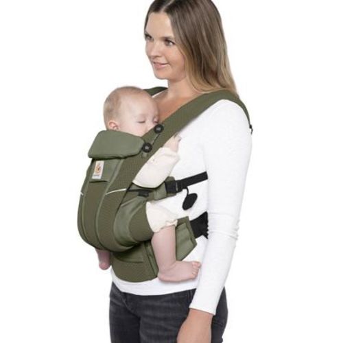 Ergobaby Omni Breeze All Carry Positions Breathable Mesh Baby Carrier For Newborn To Toddler - Sapphire Blue