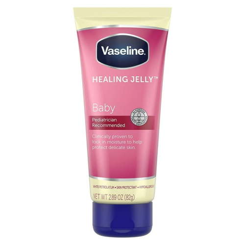 Vaseline Baby Healing Petroleum Jelly Hypoallergenic Skin Protectant, 2.89 oz, 2 Pack