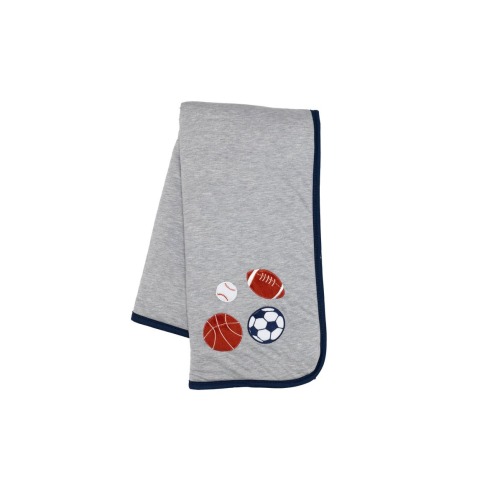 Hall of Fame Sports Jersey/Faux Shearling Cozy Baby Blanket