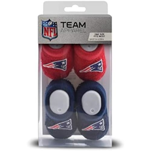 FBF - NFL Team Logo & Colors Infant Bootie Socks 0-12 Months - 2 Pack