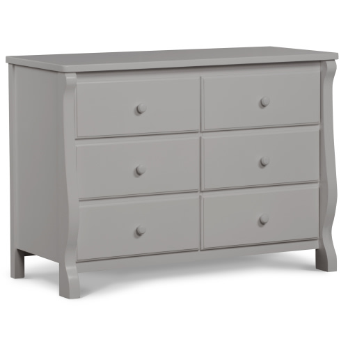 Free Shipping! Delta Children Universal 6 Drawer Dresser with Interlocking Drawers - Greenguard Gold Certified, Grey